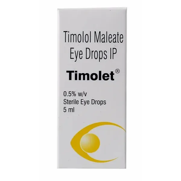0.5% W/V Timolet Timolol Maleate Eye Drops IP 0.5% — Buy Online