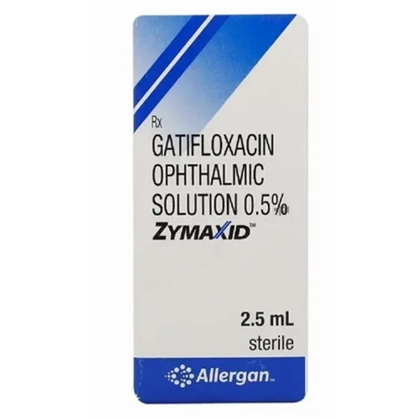 0.5% Zymaxid Gatifloxacin Ophthalmic Solution 0.5% — Buy Online