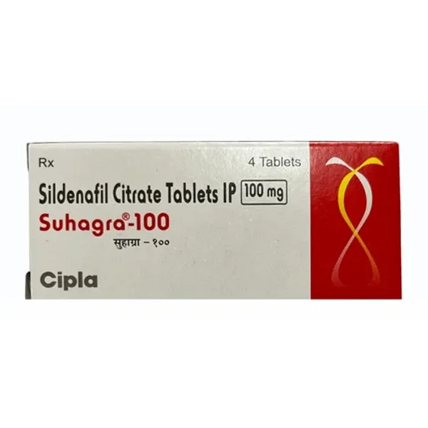 100mg Suhagra Sildenafil Citrate Tablets IP 100mg — Buy Online