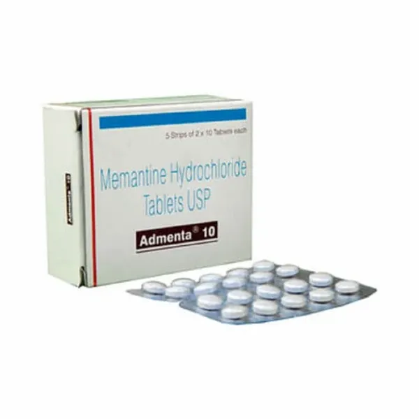 10mg Admenta Memantine Hydrochloride Tablets IP 10mg — Buy Online