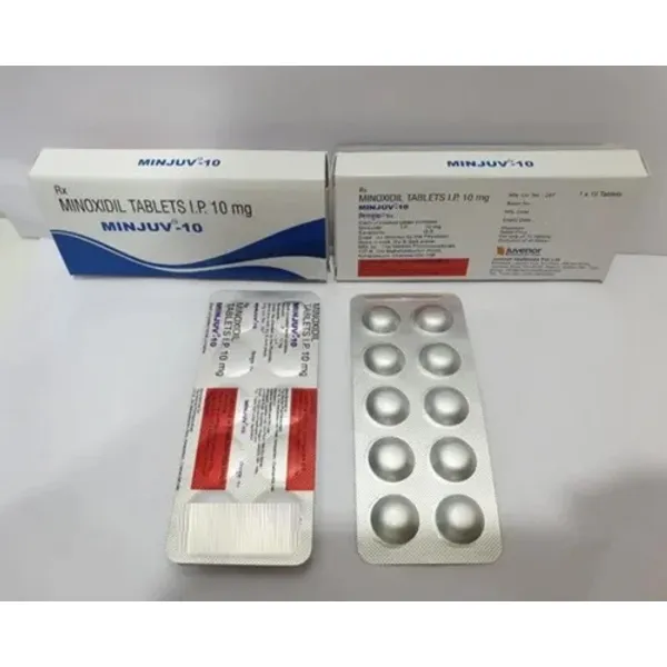 10mg Minjuv Minoxidil Tablets IP 10mg — Buy Online