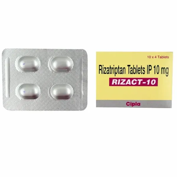 10mg Rizact Rizatriptan Tablets 10mg — Buy Online