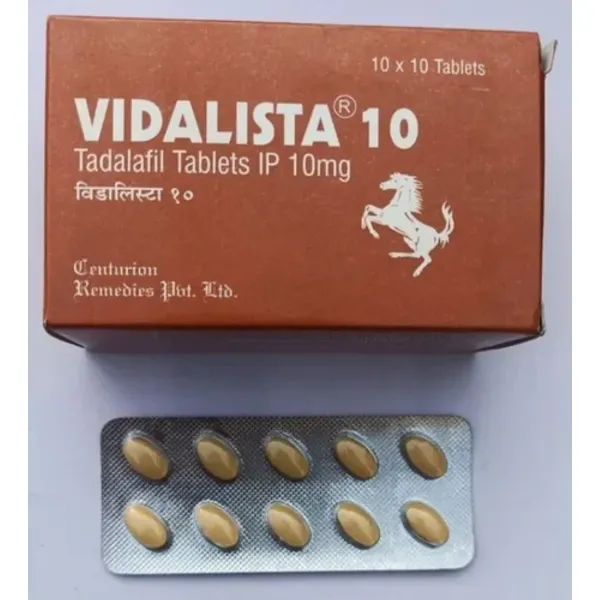 10mg Vidalista Tadalafil Tablets IP 10mg — Buy Online