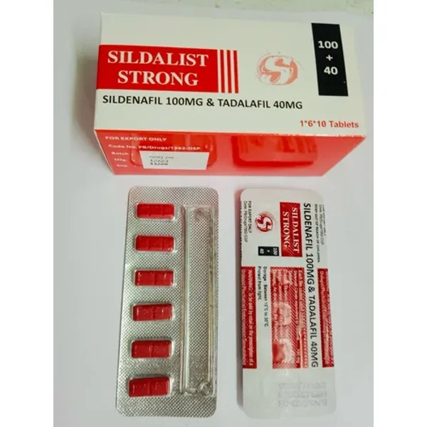 140mg Sildalist Strong Sildenafil and Tadalafil Tablets 140mg — Buy Online