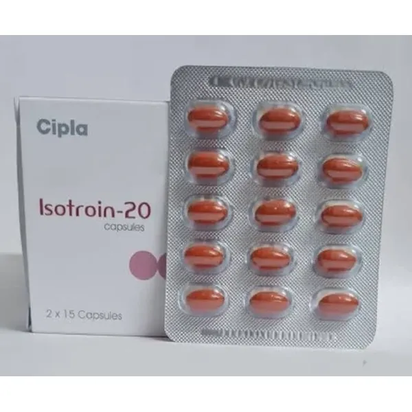 20mg Isotroin Isotretinoin Capsules 20mg — Buy Online from NexCure Health