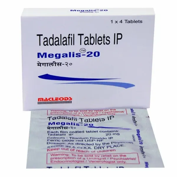 20mg Megalis Tadalafil Tablets IP 20mg — Buy Online