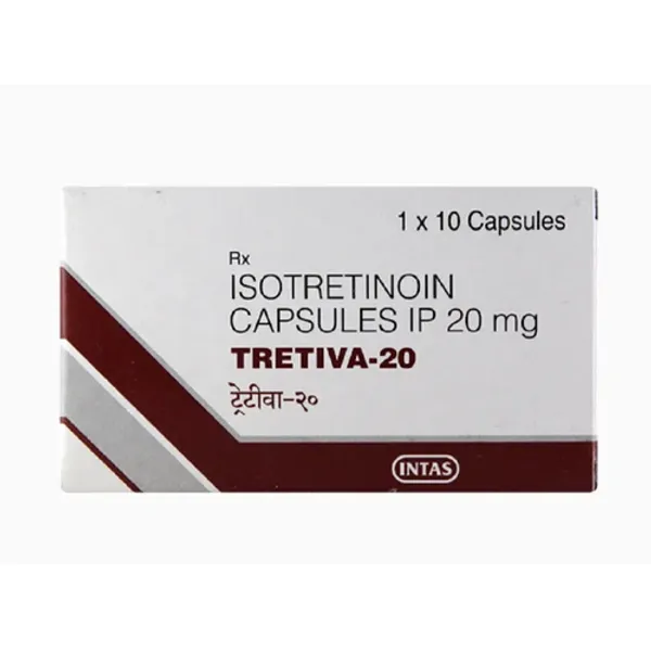 20mg Tretiva Isotretinoin Capsules IP 20mg — Buy Online from NexCure Health