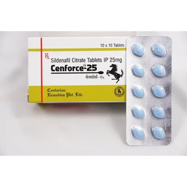 25mg Cenforce Sildenafil Citrate Tablets IP 25mg — Buy Online from NexCure Health