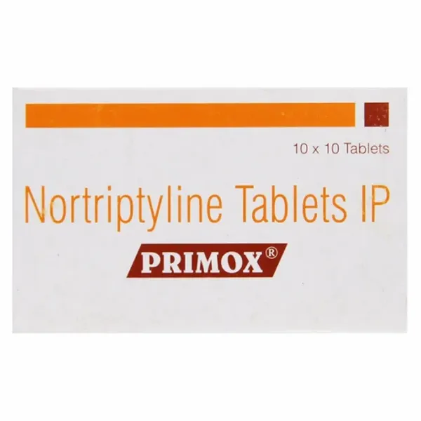 25mg Primox Nortriptyline Tablets IP 25mg — Buy Online