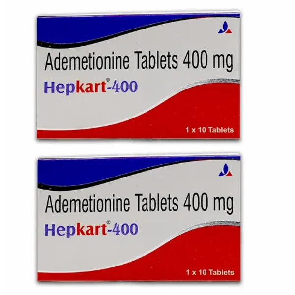 400mg Hepkart Ademetionine Tablets 400mg — Buy Online from NexCure Health