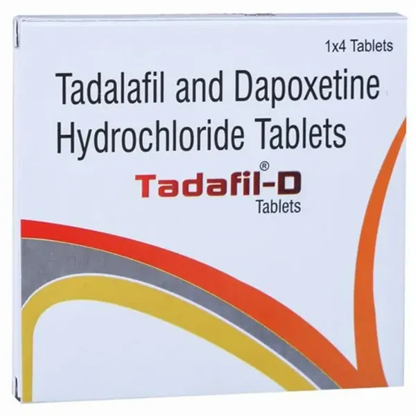 40mg Tadafil-D Tadalafil and Dapoxetine Hydrochloride Tablets 40mg — Buy Online from NexCure Health