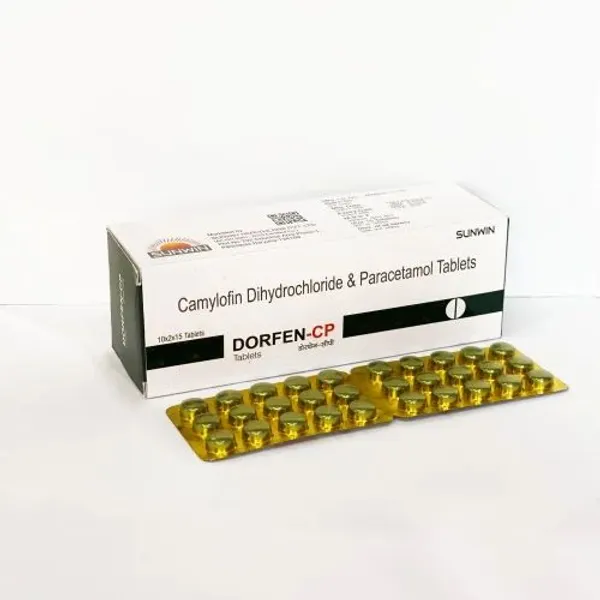 500mg Dorfen CP Camylofin Dihydrochloride Paracetamol Tablet 500mg — Buy Online