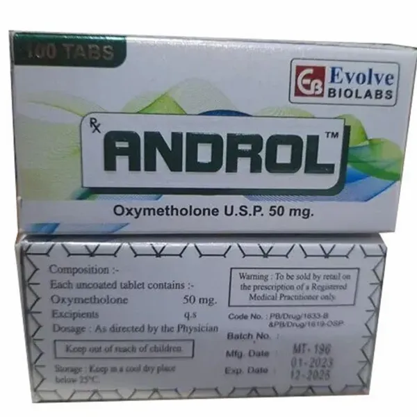 50mg Androl Oxymetholone Tablets USP 50mg — Buy Online from NexCure Health