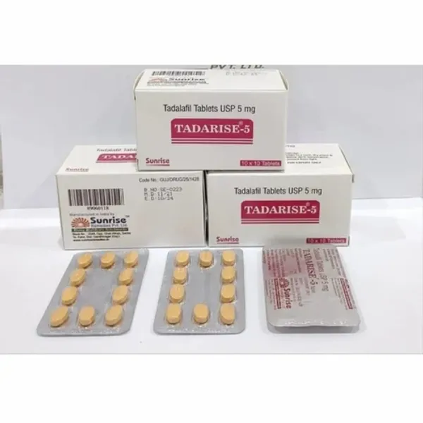 5mg Tadarise Tadalafil Tablets USP 5mg — Buy Online from NexCure Health