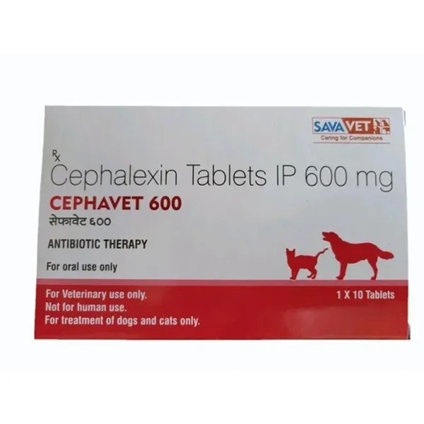 600mg Cephavet Cephalexin Tablets IP 600mg — Buy Online