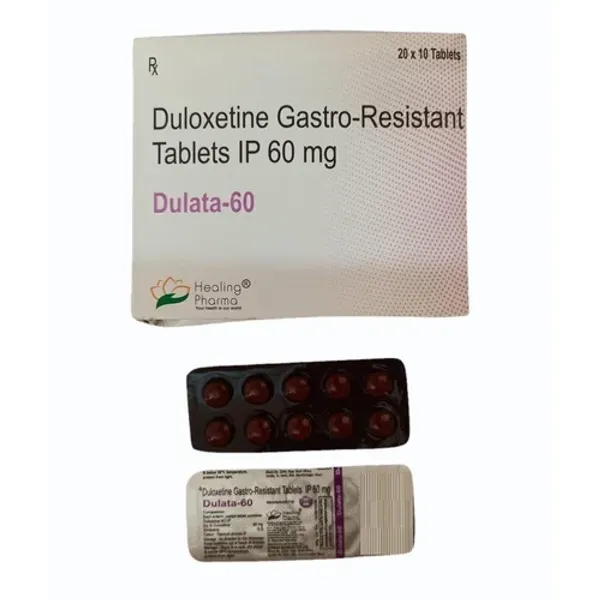 60mg Dulata Duloxetine Gastro Resistant Tablets IP 60mg — Buy Online