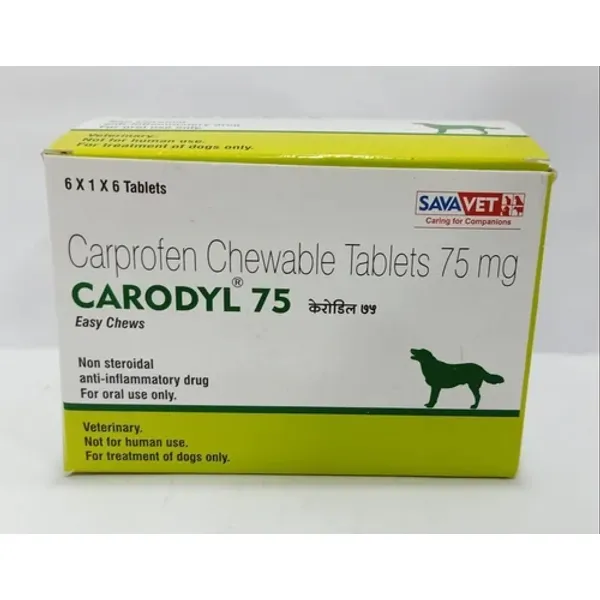 75mg Carodyl Carprofen Chewable Tablets 75mg — Buy Online