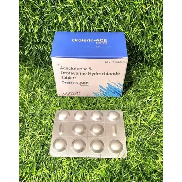 Aceclofenac Drotaverine Tablets — Buy Online