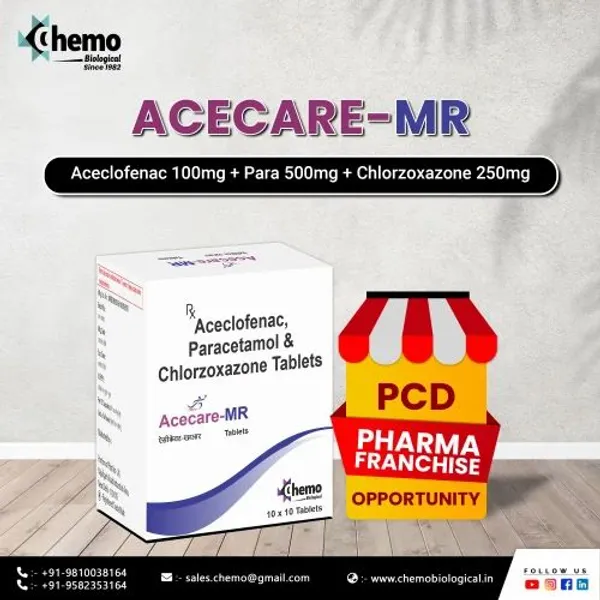 Aceclofenac Paracetamol And Chlorzoxazone Tablets — Buy Online