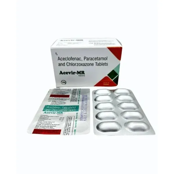 Aceclofenac Paracetamol & Chlorzoxazone Tablets — Buy Online from NexCure Health