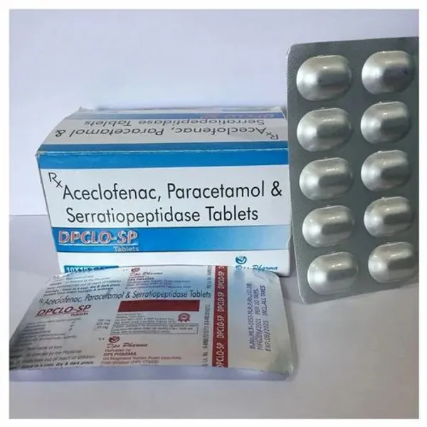 Aceclofenac Paracetamol Serratiopeptidase Tablet — Buy Online
