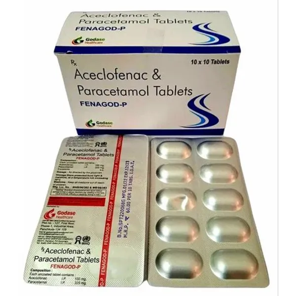 Aceclofenac Paracetamol Tablet — Buy Online
