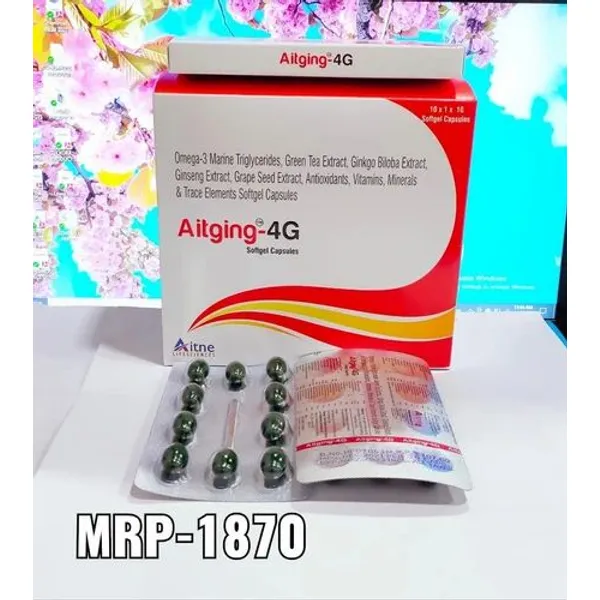 AITGING-4G OMEGA 3 GINKGO MULTIVITAMIN WITH ANTIOXIDANTS 4G — Buy Online from NexCure Health
