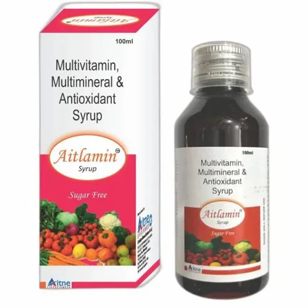 Aitlamin Syrup 100 Multivitamin,Multimineral And Antioxidant Syrup — Buy Online from NexCure Health