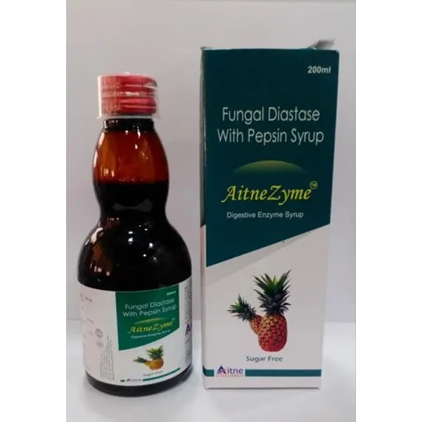 Aitnezyme 200 Fungal Diastse 50 Mg And Pepsin 10 Mg (sugar Free) 50 Mg — Buy Online from NexCure Health