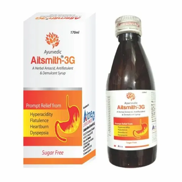 AITSMITH 3G A HERBAL ANTACID ANTIFLATULENT & DEMULCENT SYRUP 3G — Buy Online from NexCure Health