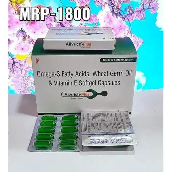 AITVRICH PLUS VITAMIN E OMEGA 3 FATTY ACID WHEAT GERM OIL — Buy Online from NexCure Health