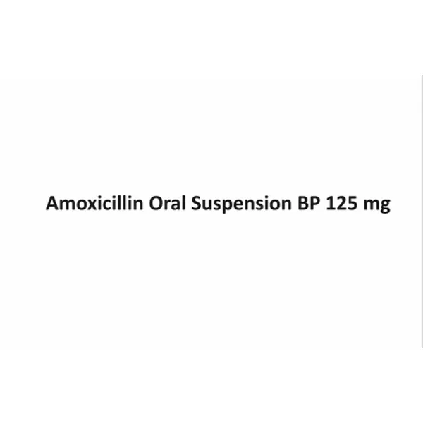 Amoxicillin Oral Suspension BP 125 mg 125 mg — Buy Online