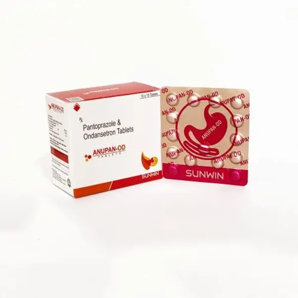 Anupan-OD Pantoprazole & Ondansetron Tablets — Buy Online from NexCure Health