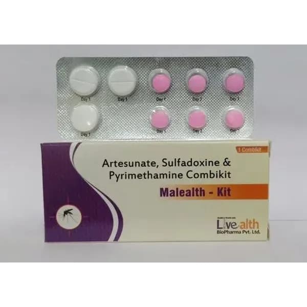 Artesunate, Sulphadoxine & Pyrimethamine Combikit — Buy Online from NexCure Health