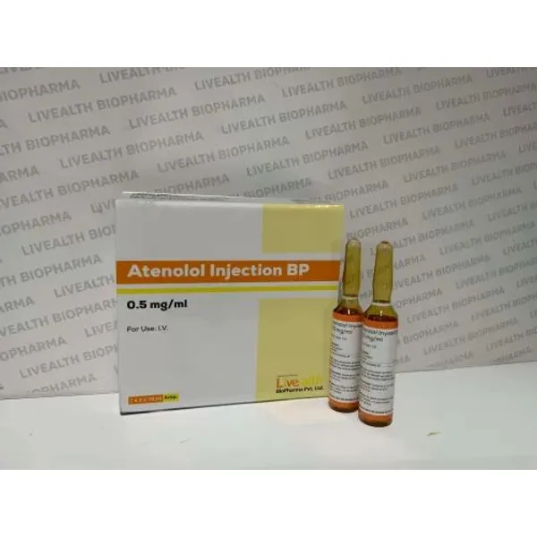 Atenolol 0.5mg ml 10ml Injection 0.5mg — Buy Online