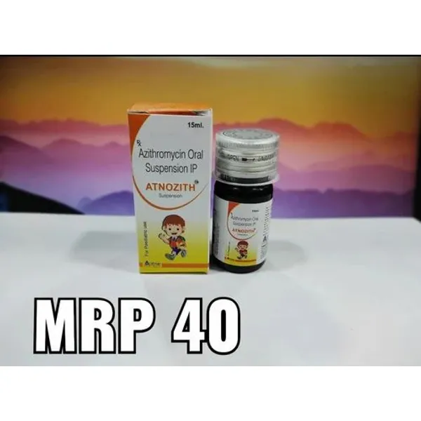 ATNOZITH 100 AZITHROMYCIN 100MG SUSPENSION 100MG — Buy Online from NexCure Health