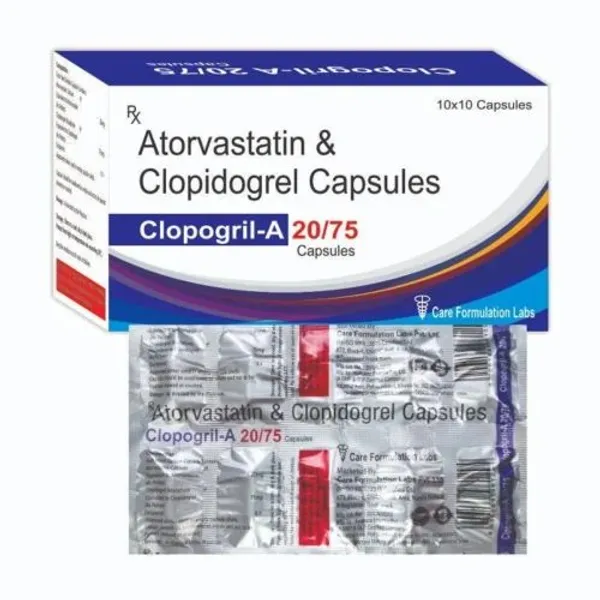 Atorvastatin 20 Mg Clopidogrel 75 Mg Tablets 20 Mg — Buy Online from NexCure Health