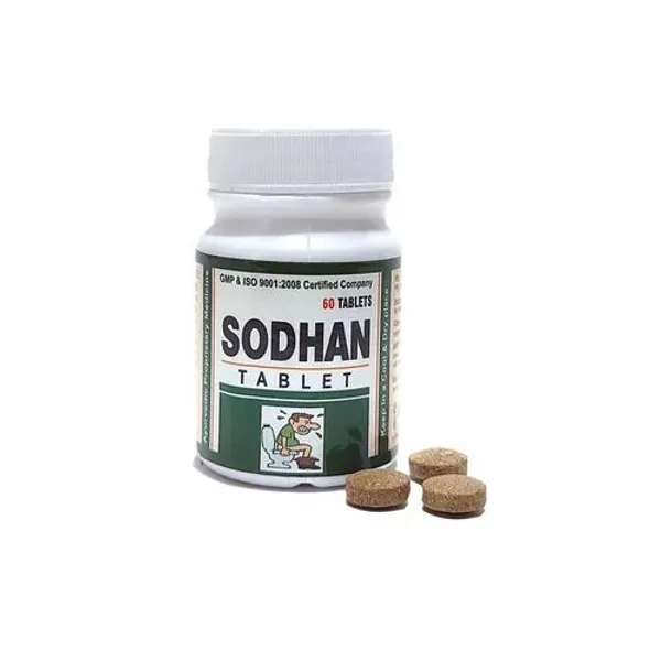 Ayurvedic And Herbal Laxative Tablet - Ayursun Sodhan Tablet — Buy Online from NexCure Health