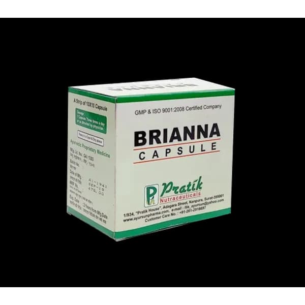 Ayurvedic Herbal Capsule For Brain Tonic - Brianna — Buy Online from NexCure Health