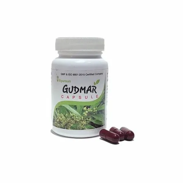 Ayurvedic Herbal Capsule for Diabetes - Ayursun Pharma Gudmar capsule — Buy Online from NexCure Health