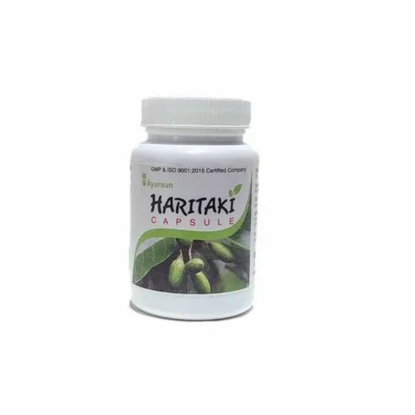 Ayurvedic Herbal Capsule For Digestion - Ayursun Haritaki Capsule — Buy Online from NexCure Health