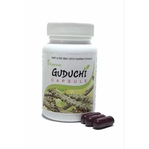 Ayurvedic Herbal Capsule For Immunomodulator - Ayursun Guduchi Capsule — Buy Online from NexCure Health