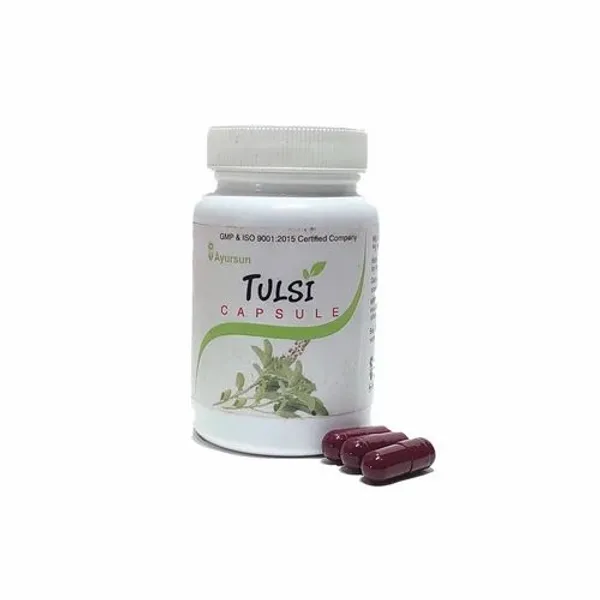 Ayurvedic Herbal Capsule For Respiratory Infection - Ayursun Tulsi Capsule — Buy Online