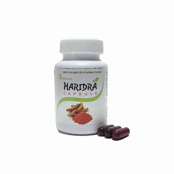 Ayurvedic Herbal Capsule For Skin Allergies - Ayursun Haridra Capsule — Buy Online