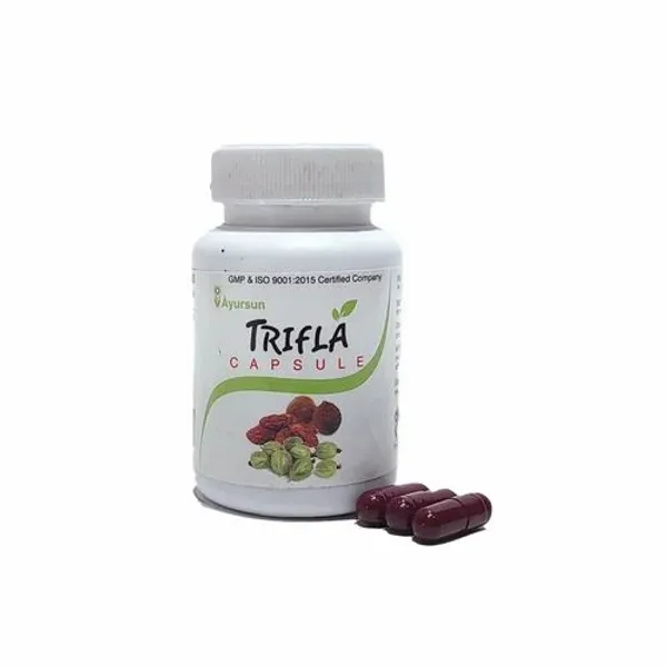 Ayurvedic Herbal For Digestive & Laxative Capsule - Ayursun Trifla Capsule — Buy Online from NexCure Health