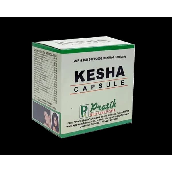 Ayurvedic Herbal Hair Capsule - Kesha Capsule — Buy Online from NexCure Health