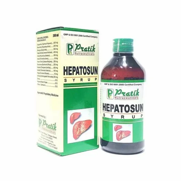 Ayurvedic Herbal Liver Tonic - Hepatosun Syrup — Buy Online from NexCure Health
