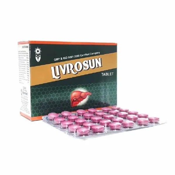 Ayurvedic Liver Tablet - Ayursun Livrosun Tablet — Buy Online from NexCure Health