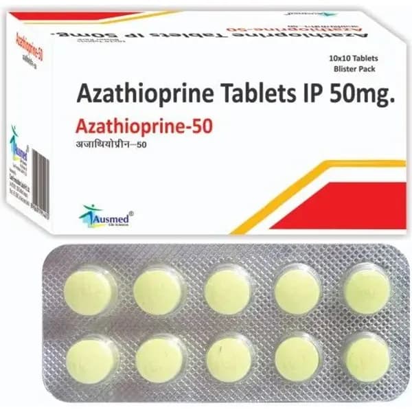 Azathioprine Tablets IP 50mg 50mg — Buy Online from NexCure Health