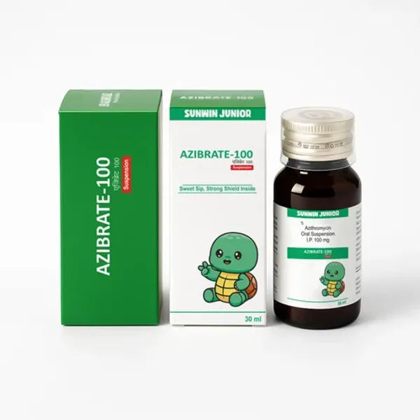 Azibrate-100 Azithromycin oral Suspension — Buy Online from NexCure Health